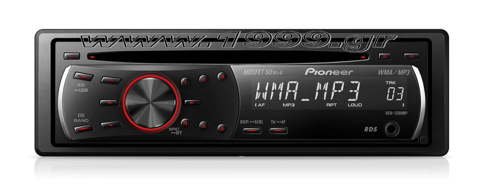 DEH-1200MP PIONEER ΡΑΔΙΟ MP3 ,(ΠΟΡΤΟΚ .ΦΩΤΙΣΜΟΣ)